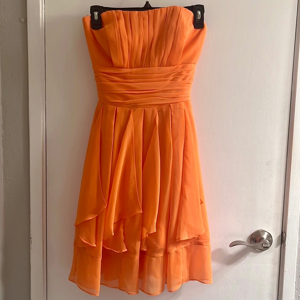 Orange Bridesmaid/event Dress
